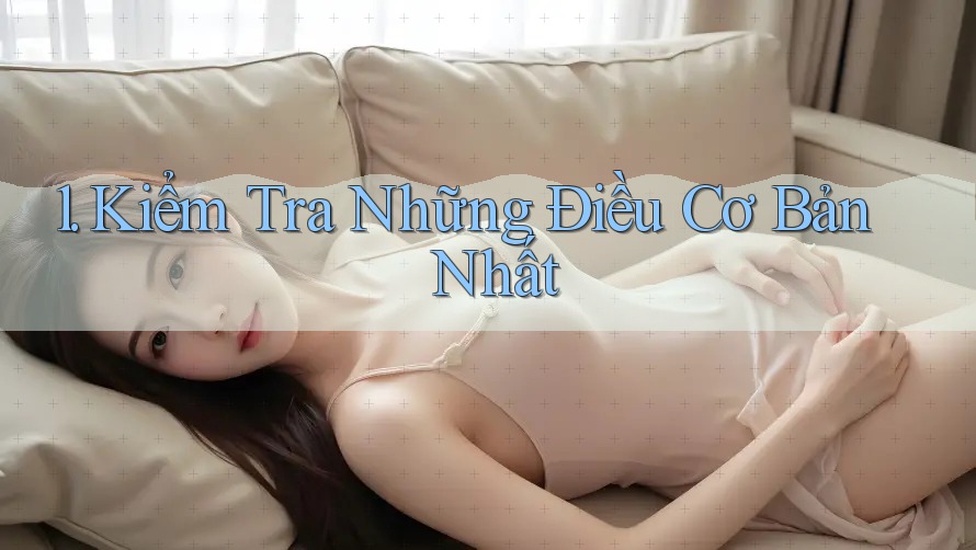 1. Kiểm Tra Những Điều Cơ Bản Nhất