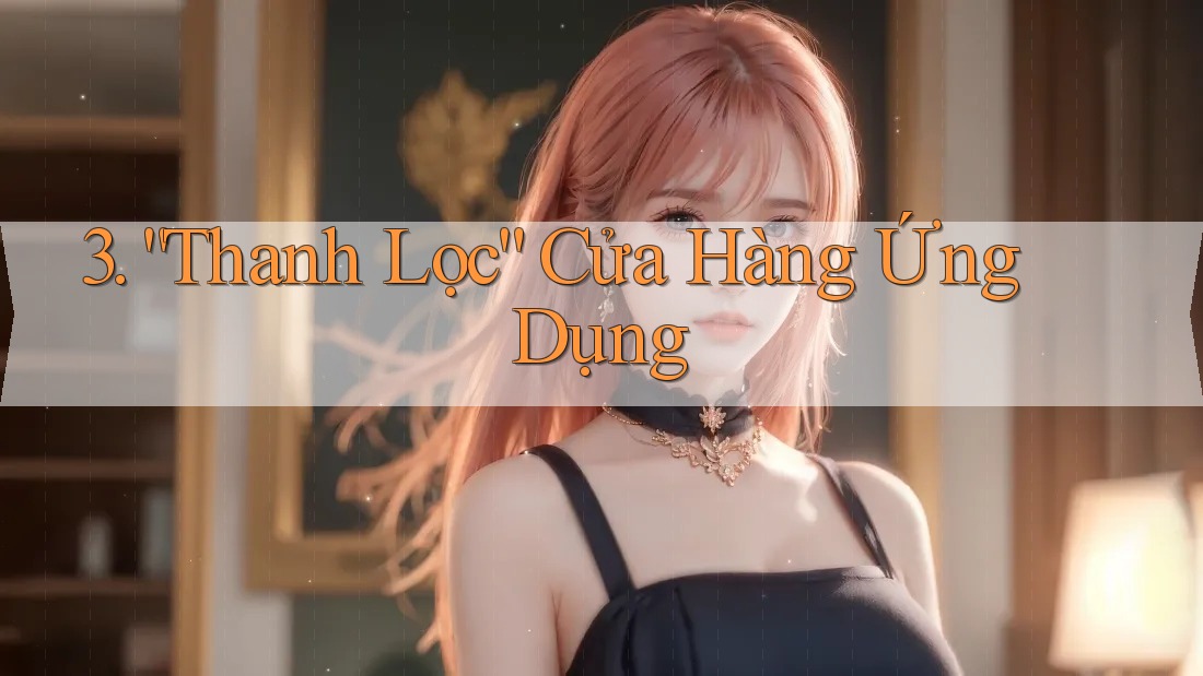 3. “Thanh Lọc” Cửa Hàng Ứng Dụng 3. “Thanh Lọc” Cửa Hàng Ứng Dụng