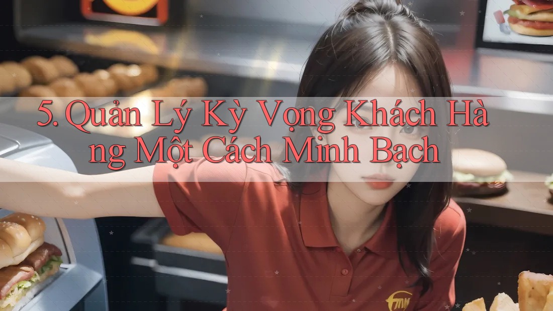 5. Quản Lý Kỳ Vọng Khách Hàng Một Cách Minh Bạch 5. Quản Lý Kỳ Vọng Khách Hàng Một Cách Minh Bạch