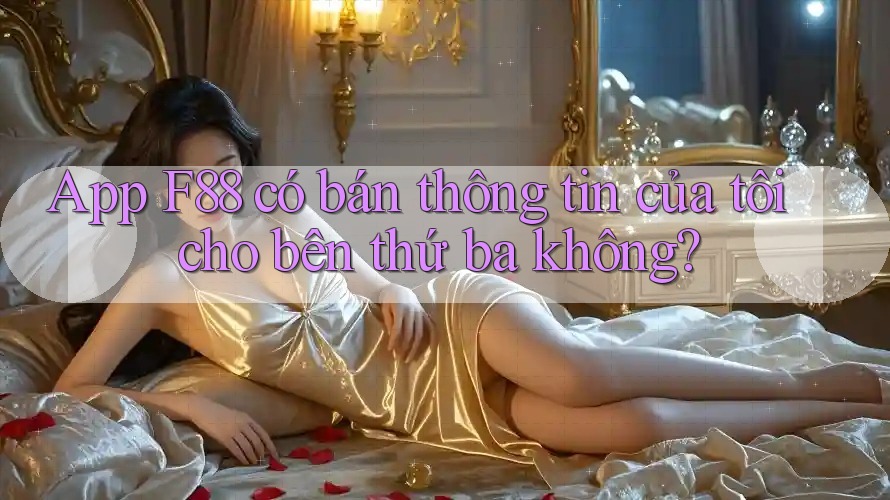 App F88 có bán thông tin của tôi cho bên thứ ba không?
