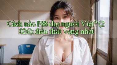 Cách nào F88 cho người Việt (2026) điều thất vọng nhất