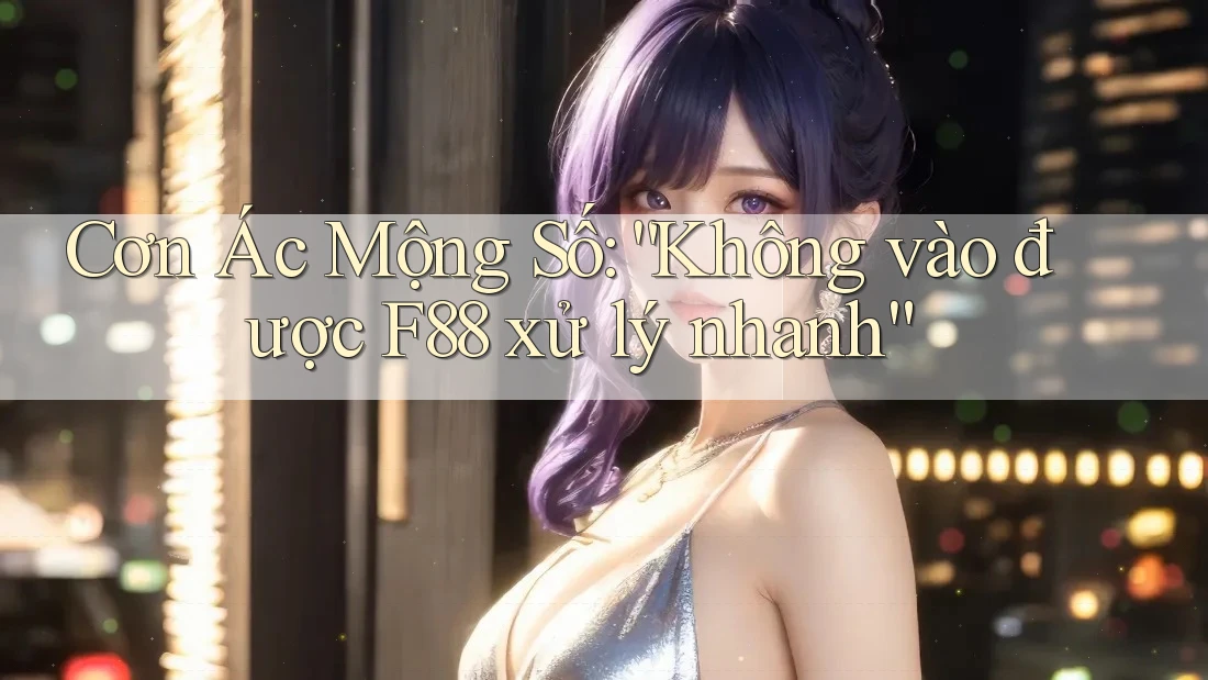 Cơn Ác Mộng Số: “Không vào được F88 xử lý nhanh”
