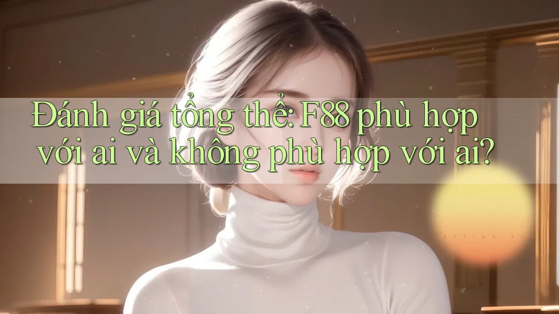 Đánh giá tổng thể: F88 phù hợp với ai và không phù hợp với ai?