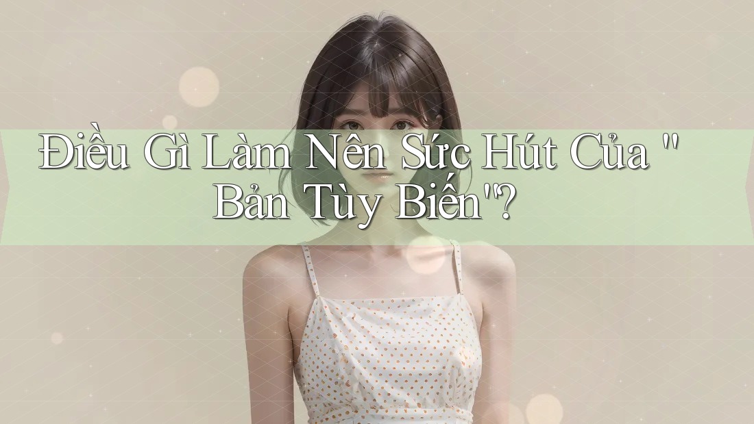 Điều Gì Làm Nên Sức Hút Của “Bản Tùy Biến”?