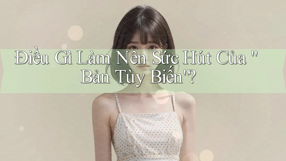 Điều Gì Làm Nên Sức Hút Của “Bản Tùy Biến”?