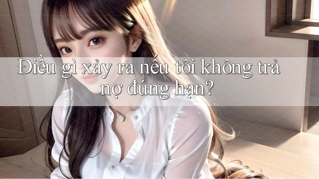 Điều gì xảy ra nếu tôi không trả nợ đúng hạn?