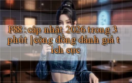F88 cập nhật 2026 trong 3 phút cộng đồng đánh giá tích cực