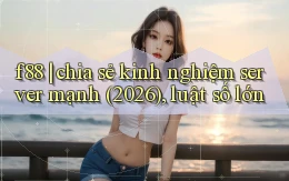 f88 chia sẻ kinh nghiệm server mạnh (2026), luật số lớn