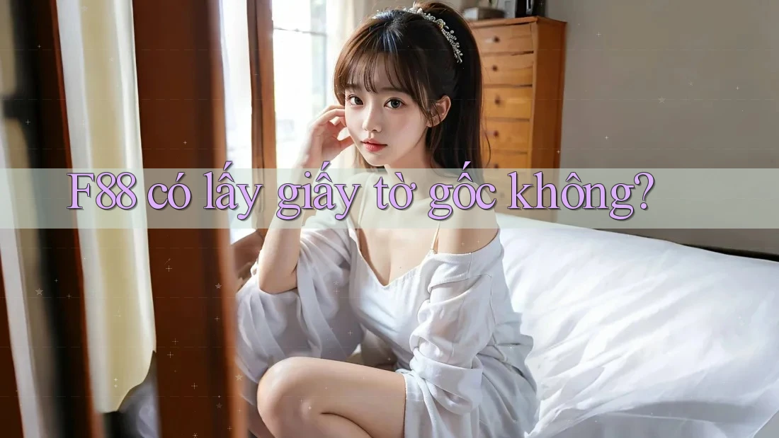 F88 có lấy giấy tờ gốc không?