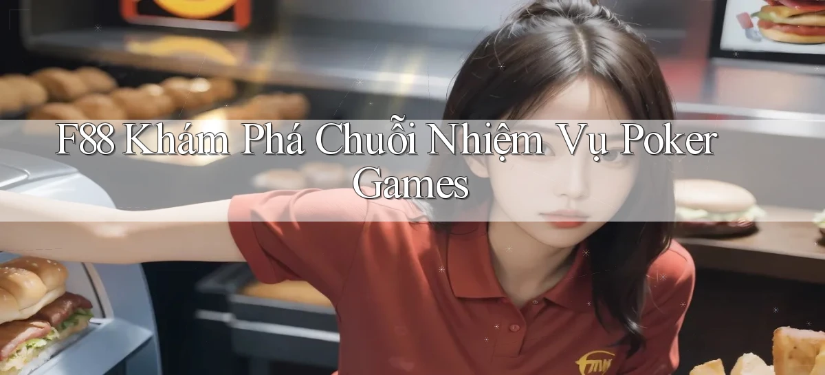 f88  khám phá chuỗi nhiệm vụ poker games