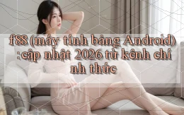f88 (máy tính bảng Android) cập nhật 2026 từ kênh chính thức
