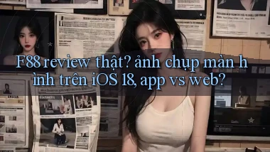 F88 review thật ảnh chụp màn hình trên iOS 18, app vs web