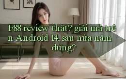 F88 review thật giải mã trên Android 14, sau nửa năm dùng