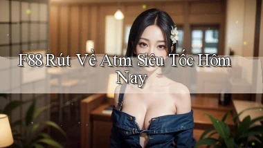 f88 rút về atm siêu tốc hôm nay