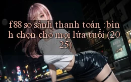 f88 so sánh thanh toán bình chọn cho mọi lứa tuổi (2025)