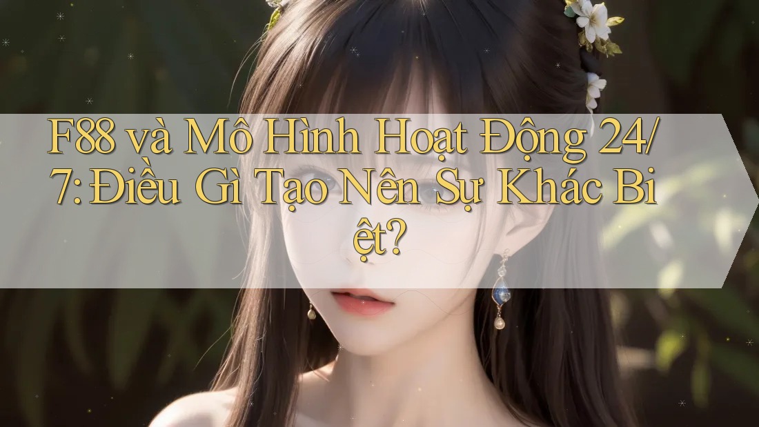 F88 và Mô Hình Hoạt Động 24/7: Điều Gì Tạo Nên Sự Khác Biệt?