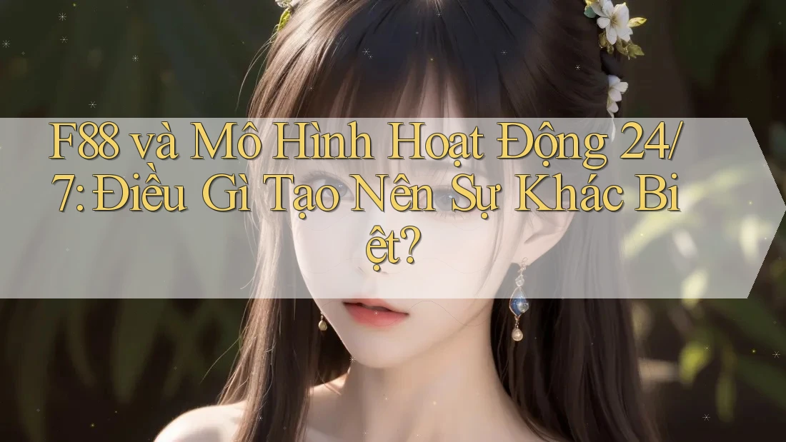 F88 và Mô Hình Hoạt Động 24/7: Điều Gì Tạo Nên Sự Khác Biệt?