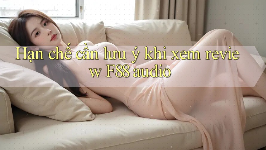 Hạn chế cần lưu ý khi xem review F88 audio