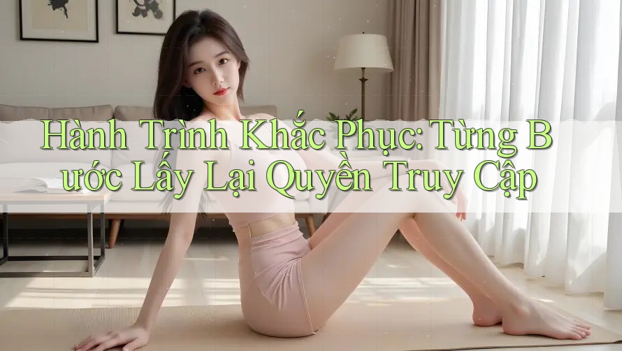 Hành Trình Khắc Phục: Từng Bước Lấy Lại Quyền Truy Cập
