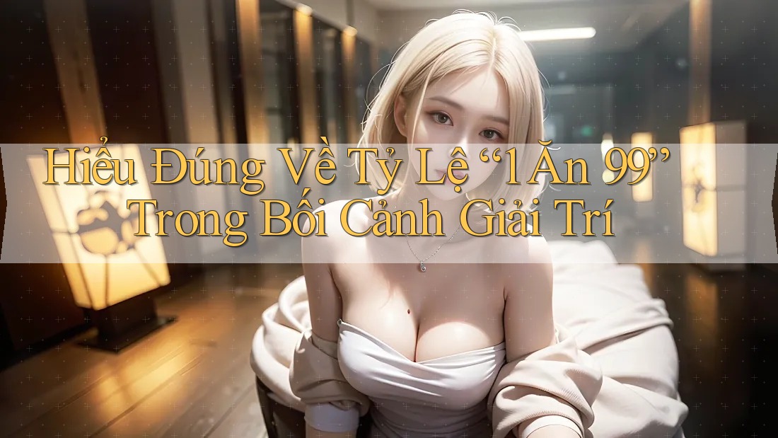 Hiểu Đúng Về Tỷ Lệ “1 Ăn 99” Trong Bối Cảnh Giải Trí Hiểu Đúng Về Tỷ Lệ “1 Ăn 99” Trong Bối Cảnh Giải Trí