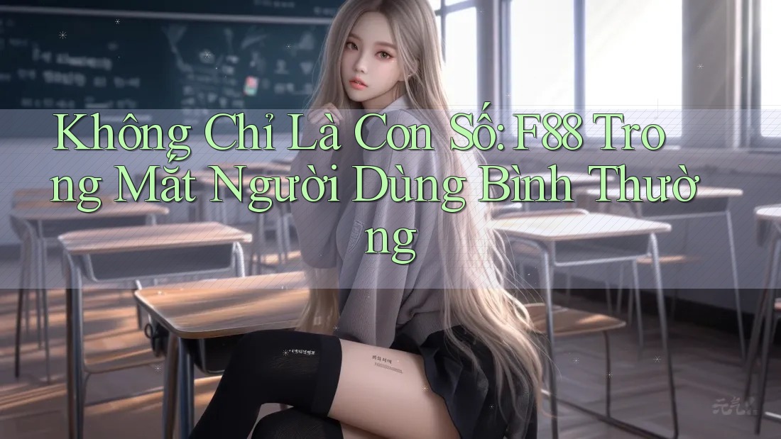 Không Chỉ Là Con Số: F88 Trong Mắt Người Dùng Bình Thường Không Chỉ Là Con Số: F88 Trong Mắt Người Dùng Bình Thường