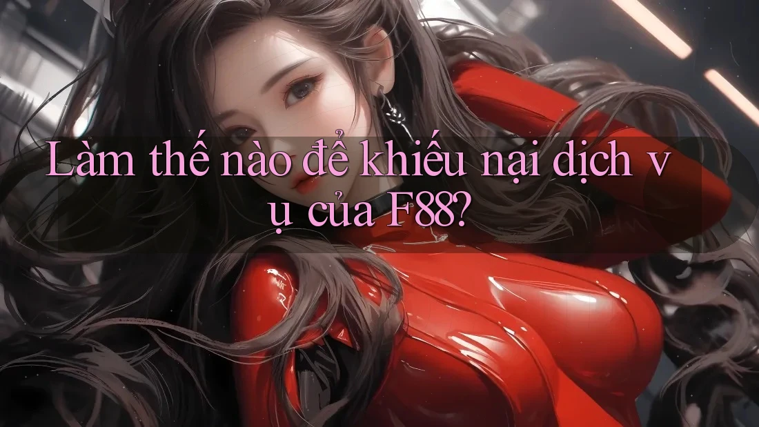 Làm thế nào để khiếu nại dịch vụ của F88?