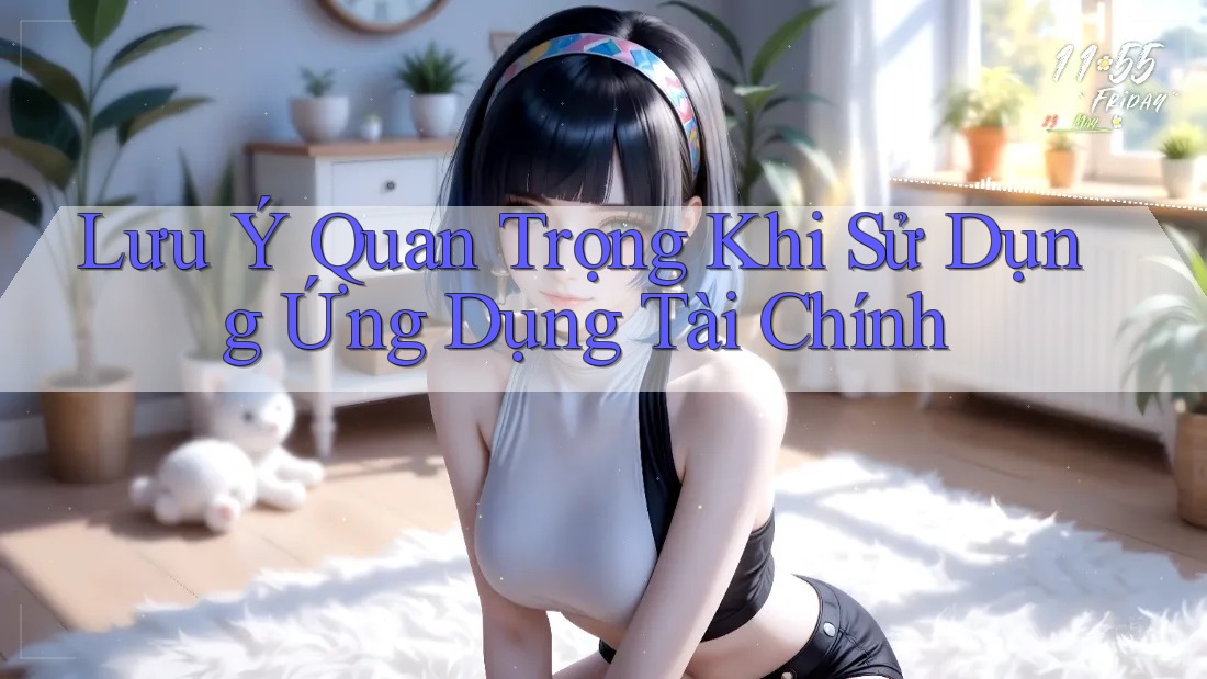 Lưu Ý Quan Trọng Khi Sử Dụng Ứng Dụng Tài Chính