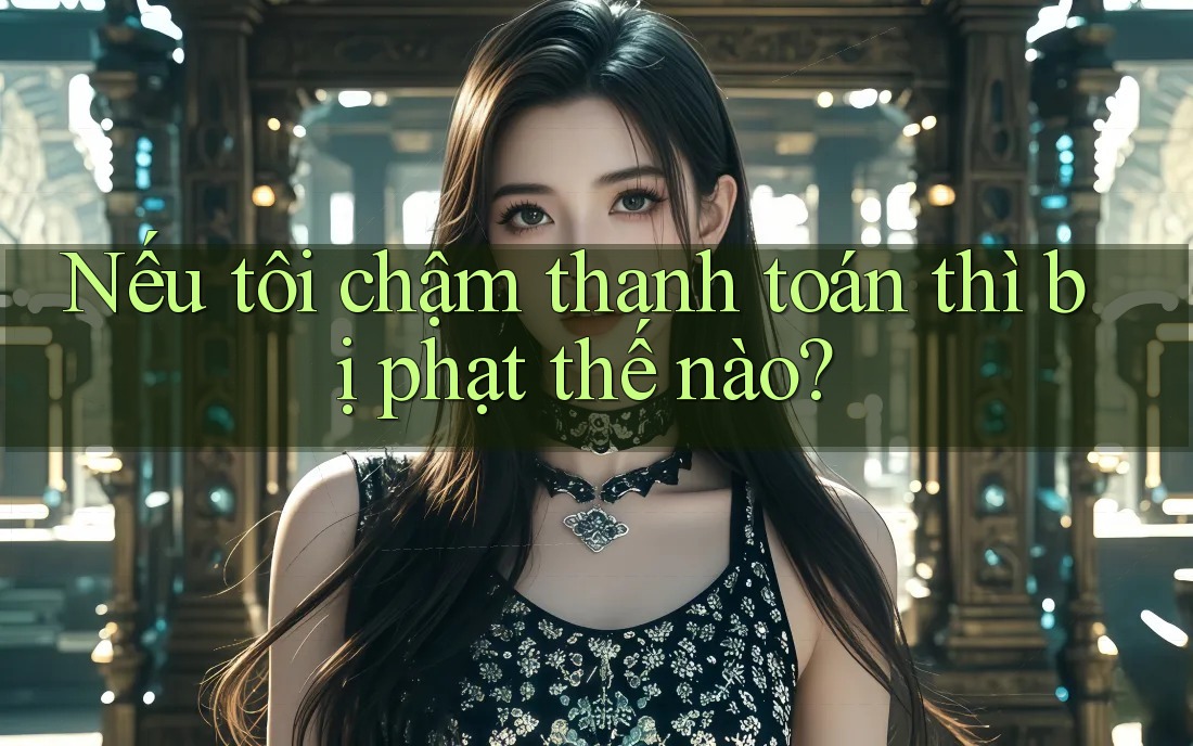 Nếu tôi chậm thanh toán thì bị phạt thế nào?
