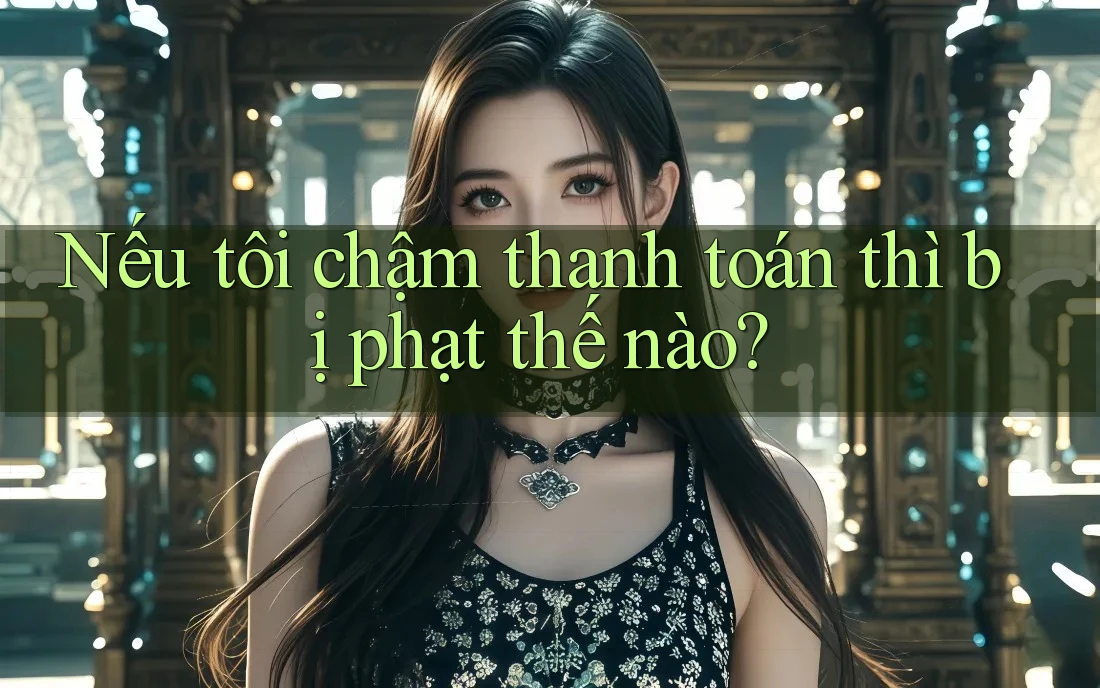 Nếu tôi chậm thanh toán thì bị phạt thế nào?