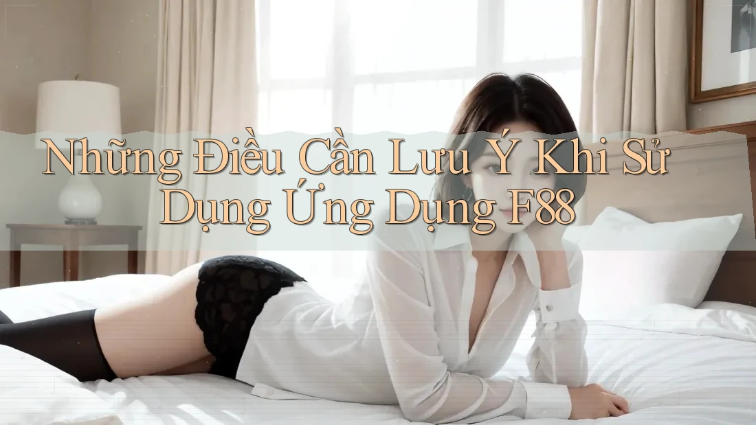 Những Điều Cần Lưu Ý Khi Sử Dụng Ứng Dụng F88
