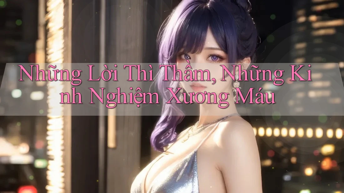 Những Lời Thì Thầm, Những Kinh Nghiệm Xương Máu Những Lời Thì Thầm, Những Kinh Nghiệm Xương Máu