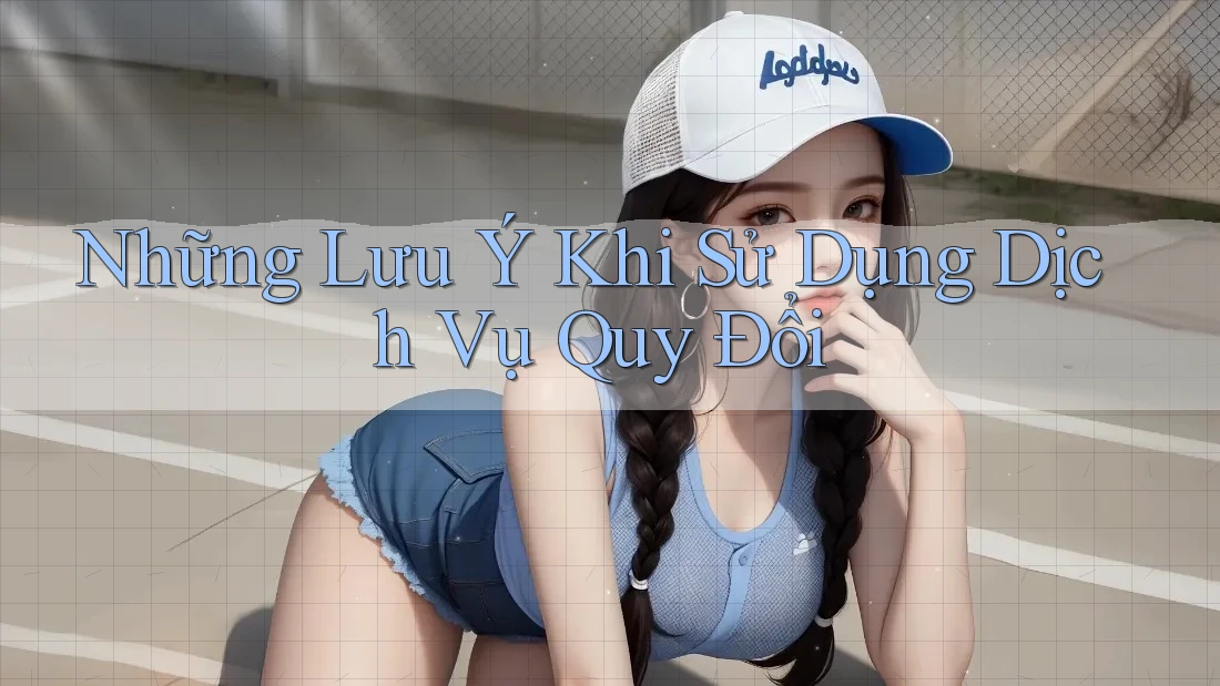 Những Lưu Ý Khi Sử Dụng Dịch Vụ Quy Đổi Những Lưu Ý Khi Sử Dụng Dịch Vụ Quy Đổi