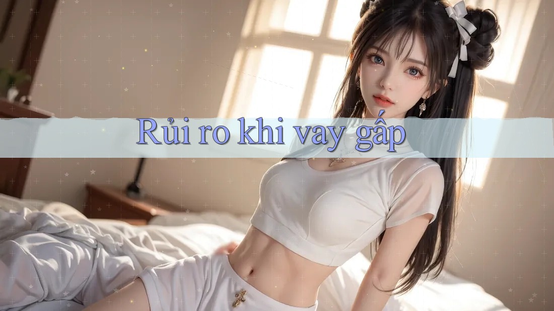 Rủi ro khi vay gấp