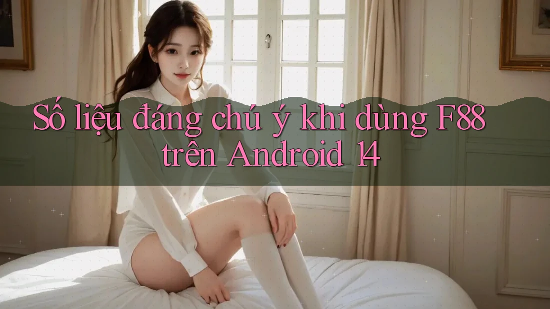Số liệu đáng chú ý khi dùng F88 trên Android 14