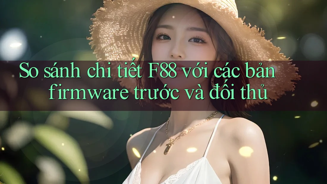 So sánh chi tiết F88 với các bản firmware trước và đối thủ