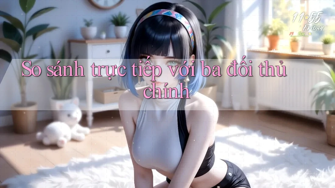 So sánh trực tiếp với ba đối thủ chính