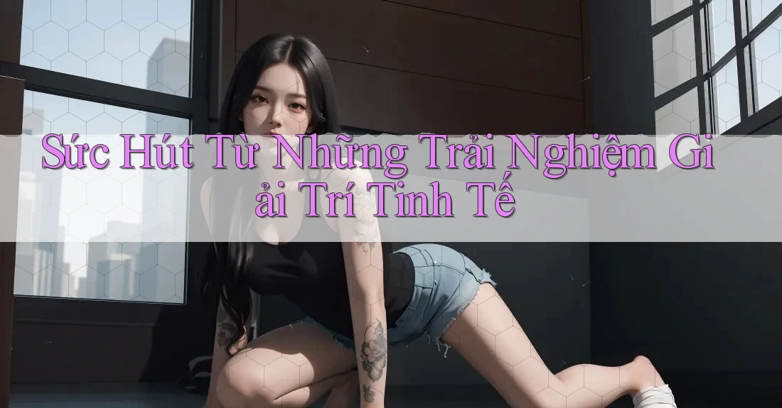 Sức Hút Từ Những Trải Nghiệm Giải Trí Tinh Tế
