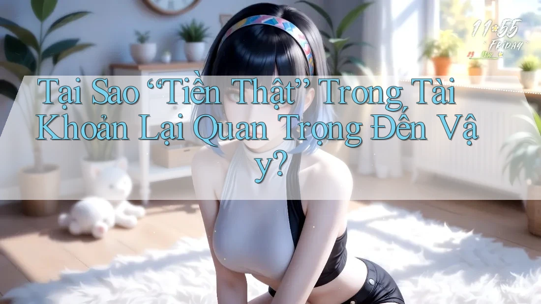 Tại Sao “Tiền Thật” Trong Tài Khoản Lại Quan Trọng Đến Vậy?