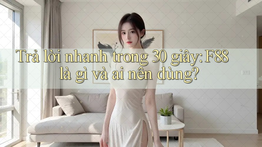 Trả lời nhanh trong 30 giây: F88 là gì và ai nên dùng? Trả lời nhanh trong 30 giây: F88 là gì và ai nên dùng?