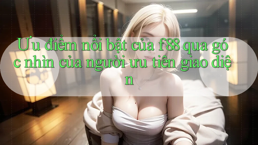 Ưu điểm nổi bật của f88 qua góc nhìn của người ưu tiên giao diện