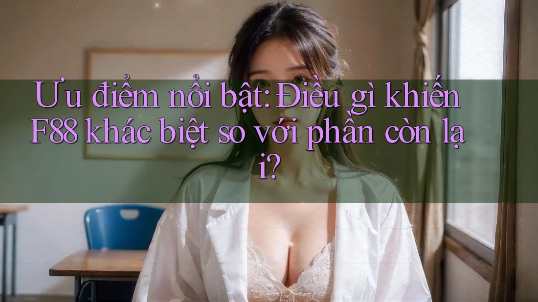 Ưu điểm nổi bật: Điều gì khiến F88 khác biệt so với phần còn lại?