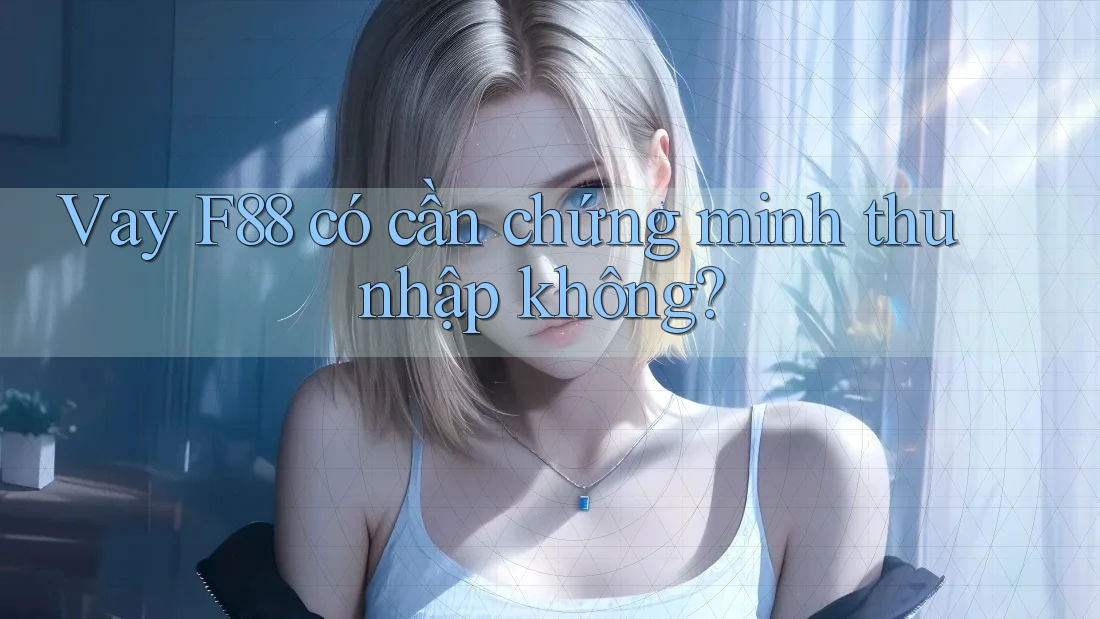 Vay F88 có cần chứng minh thu nhập không?